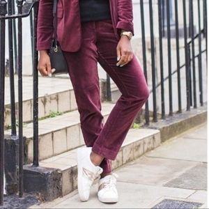 Boden velvet pants